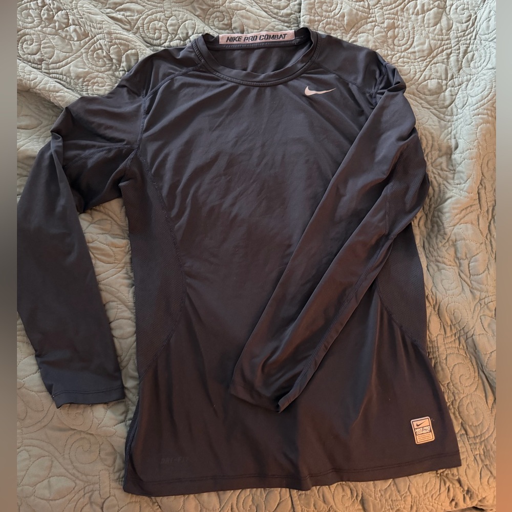 Nike Pro Combat Black Shirt